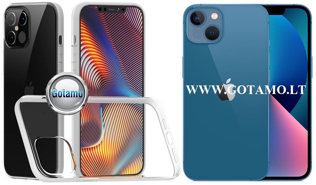 Skin silikoninis deklas 2mm storio Apple iPhone 13