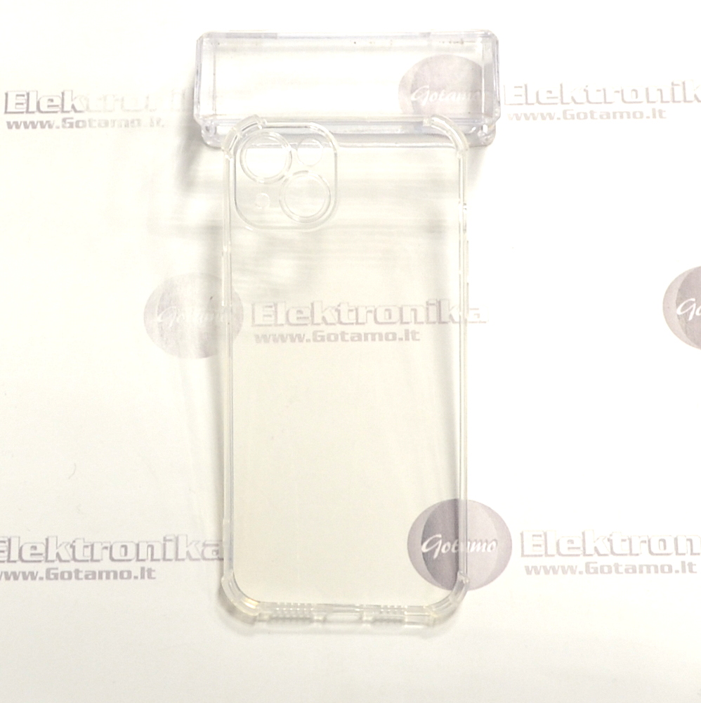 Skin silikoninis dėklas 2MM storio Apple iPhone 15 Plus telefonui 2 Skin silikoninis deklas 2mm storio Apple iPhone 15 plus 2