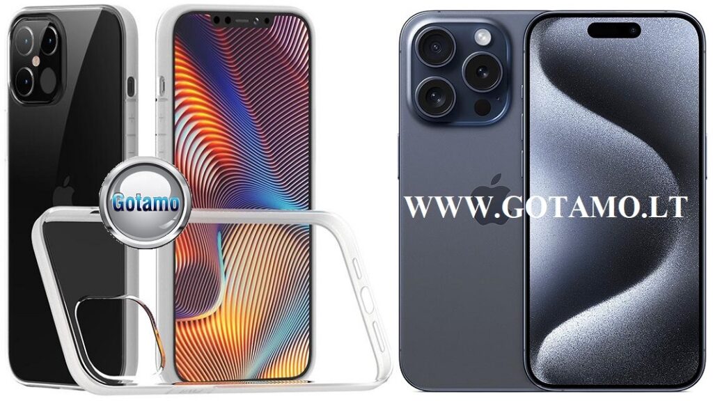 Skin silikoninis deklas 2mm storio Apple iPhone 15 pro