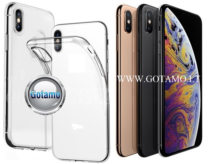 Skin silikoninis deklas 2mm storio Apple iPhone x xs