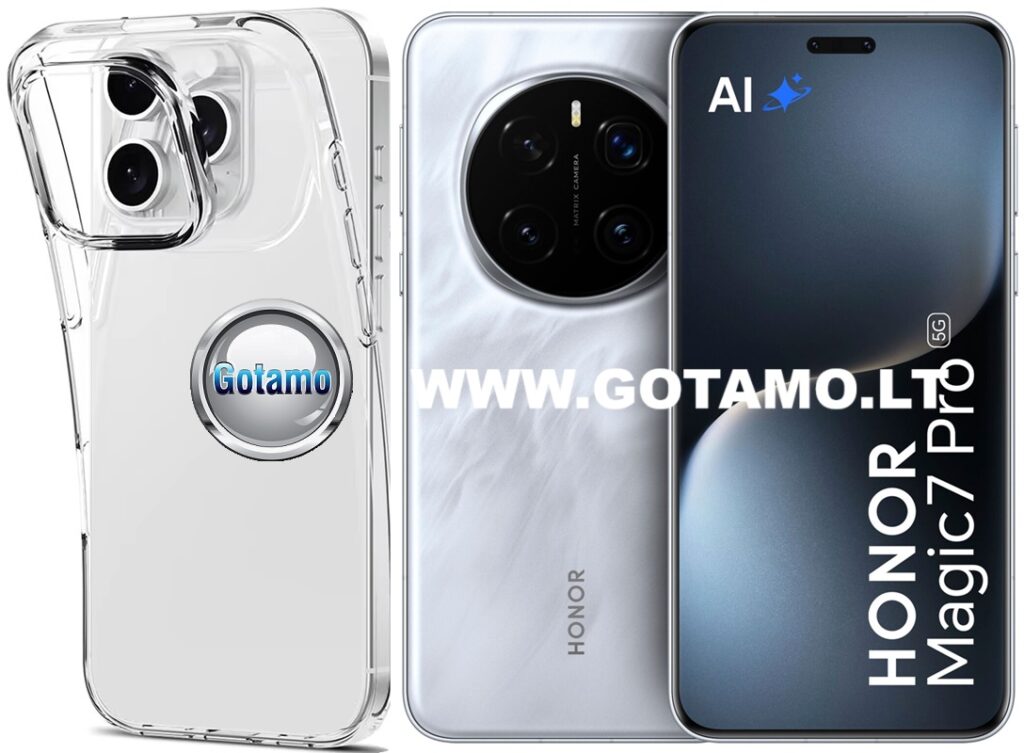 Skin silikoninis dėklas 2MM storio Honor Magic 7 Pro
