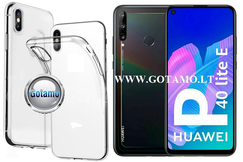 Skin silikoninis dėklas 2MM storio Huawei P40 Lite E, Huawei Y7P