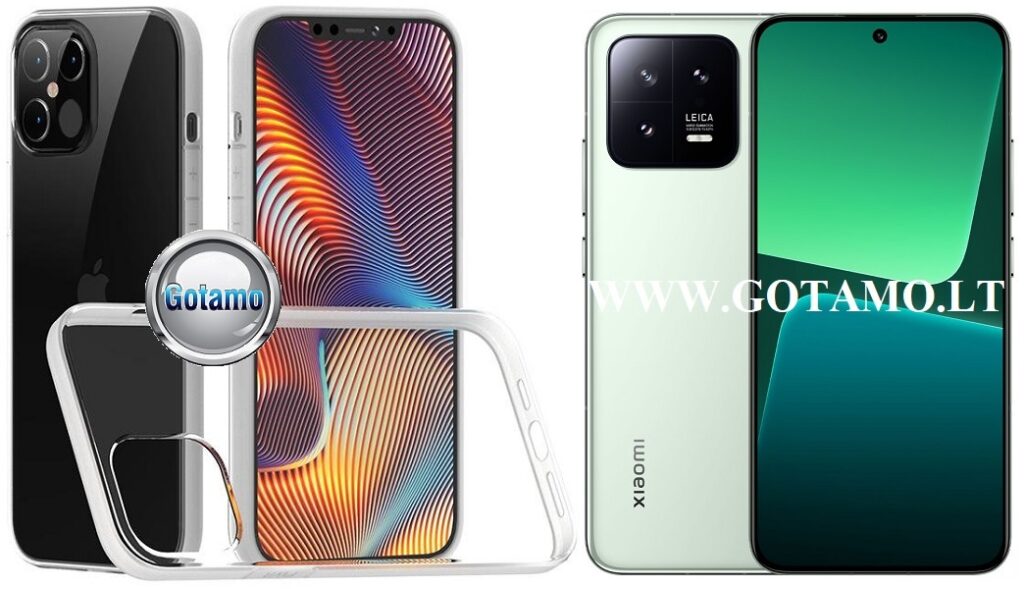 Skin silikoninis dėklas 2MM storio Xiaomi 13 telefonui