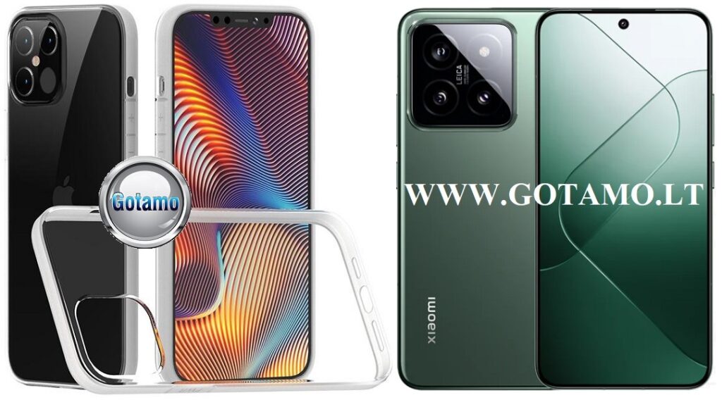 Skin silikoninis dėklas 2MM storio Xiaomi 14 telefonui