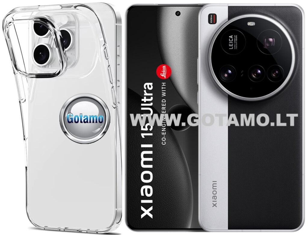 Skin silikoninis dėklas 2MM storio Xiaomi 15 Ultra telefonui