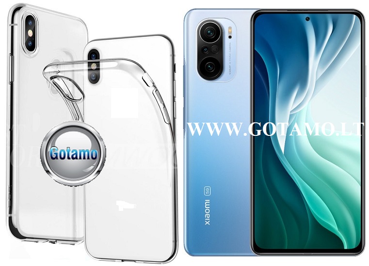Skin silikoninis dėklas 2MM storio Xiaomi Mi 11i, Mi 11X, Mi 11X Pro, Xiaomi Poco F3 telefonams