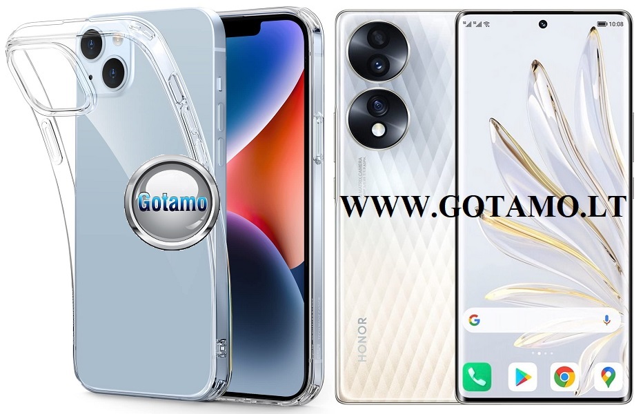 Skin silikoninis dėklas Honor 70