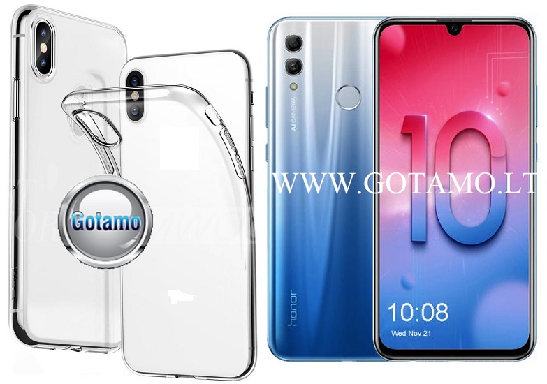 Skin silikoninis dėklas Huawei Honor 10 Lite