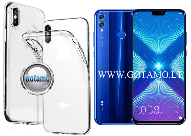 Skin silikoninis dėklas Huawei Honor 8X