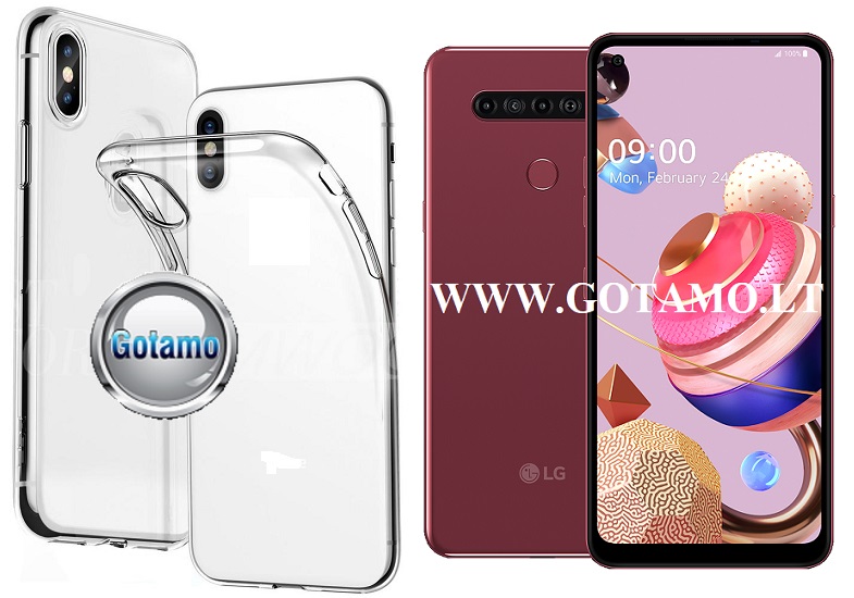 Skin silikoninis dėklas LG K51S telefonui