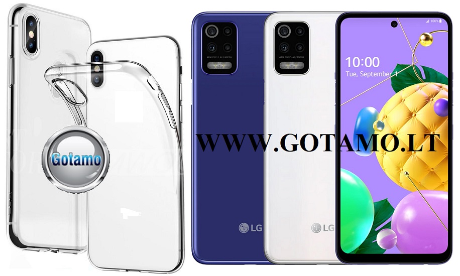 Skin silikoninis dėklas LG K52 telefonui