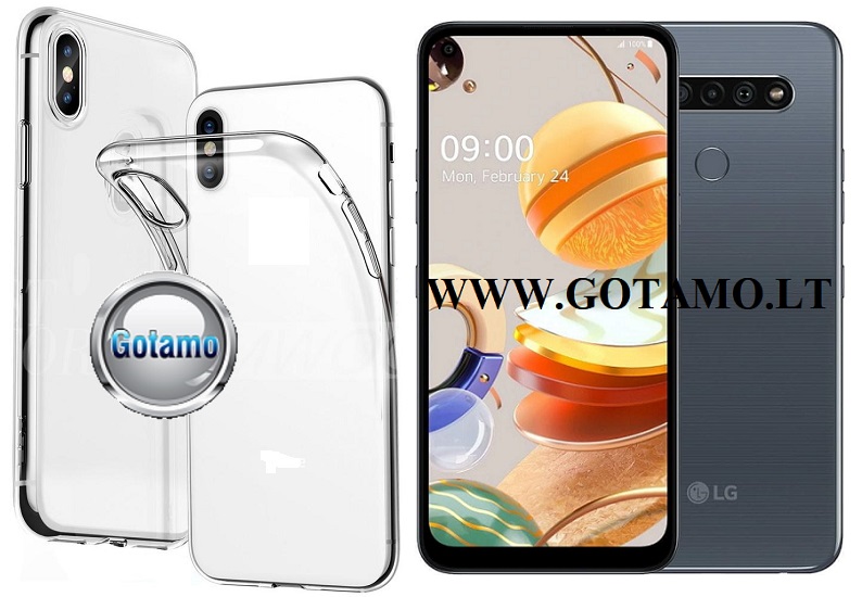 Skin silikoninis dėklas LG K61 telefonui