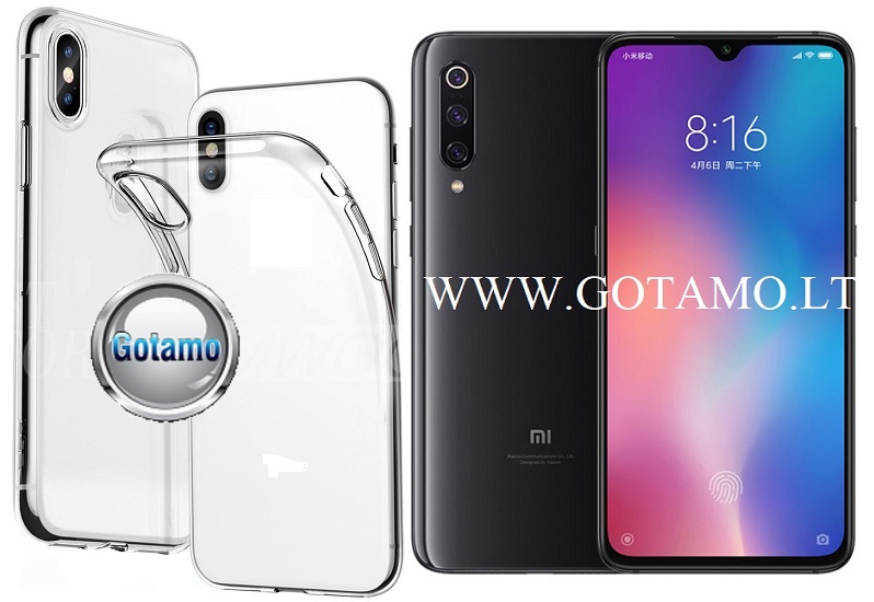 Skin silikoninis dėklas Xiaomi Mi 9 telefonams