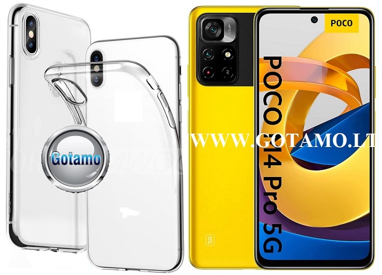 Skin silikoninis dėklas Xiaomi Poco M4 Pro 5G, Xiaomi Redmi Note 11T 5G telefonui