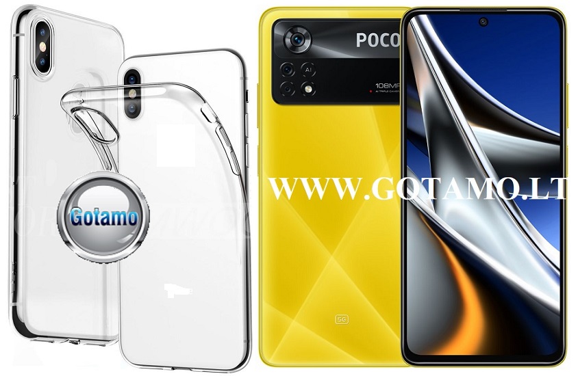 Skin silikoninis dėklas Xiaomi Poco X4 Pro 5G telefonui