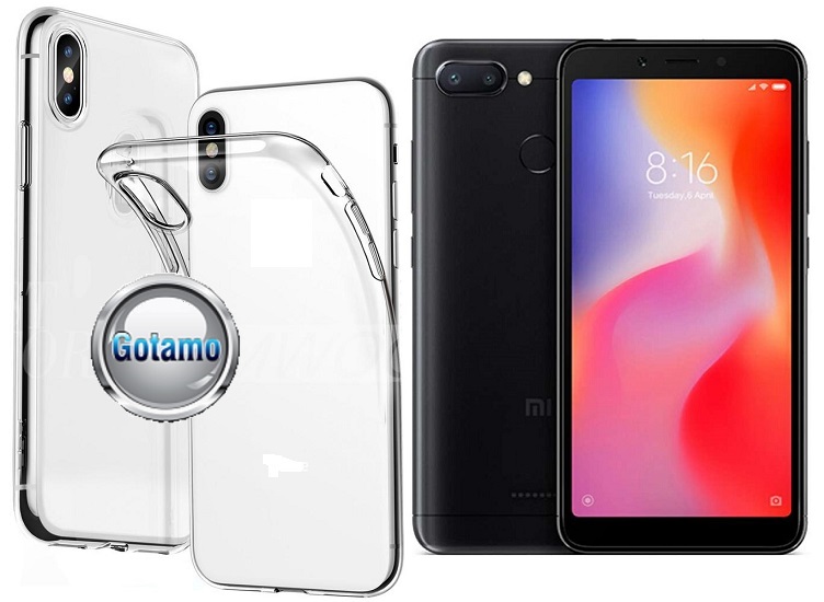 Skin silikoninis dėklas Xiaomi Redmi 6 6A telefonams