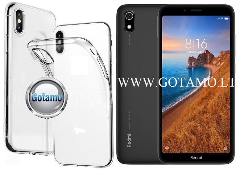 Skin silikoninis dėklas Xiaomi Redmi 7A telefonams