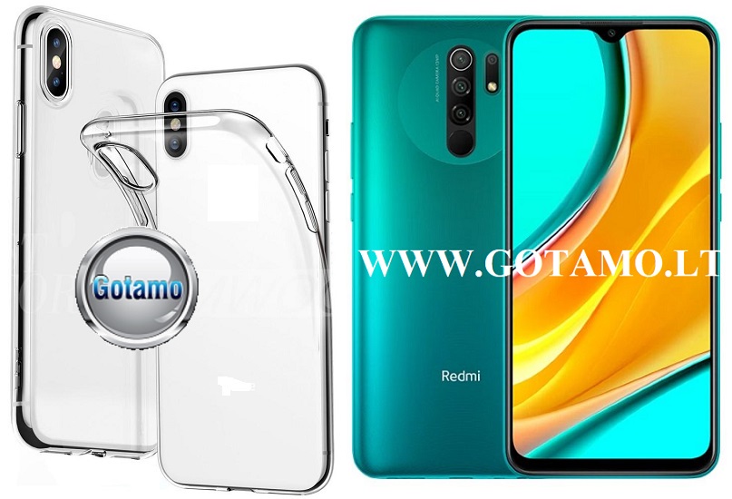Skin silikoninis dėklas Xiaomi Redmi 9 telefonui
