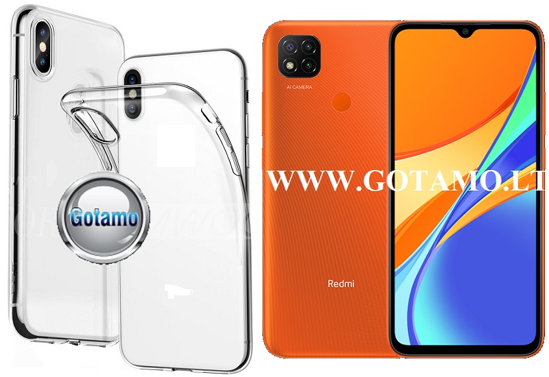 Skin silikoninis dėklas Xiaomi Redmi 9C, Xiaomi Redmi 10A telefonams