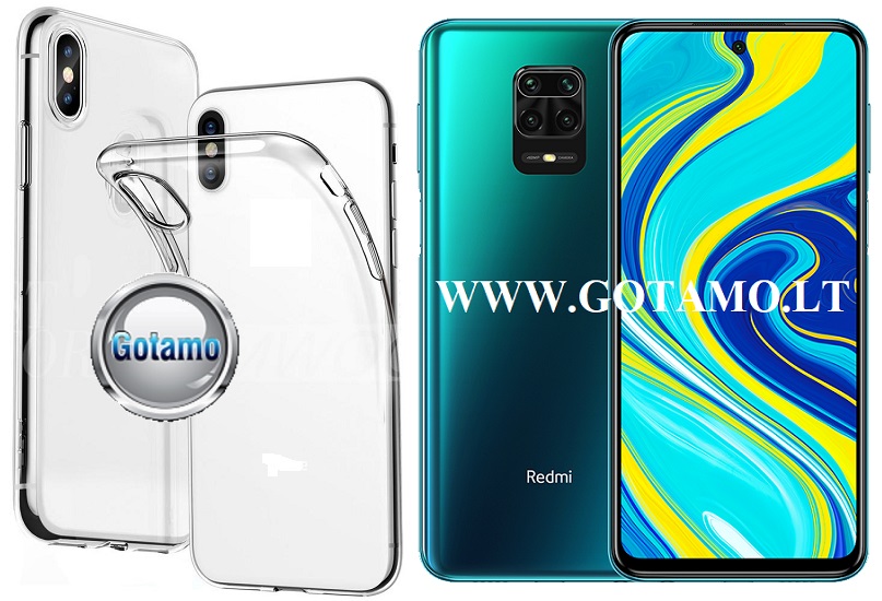 Skin silikoninis dėklas Xiaomi Redmi Note 9S, Xiaomi Redmi Note 9 Pro telefonui