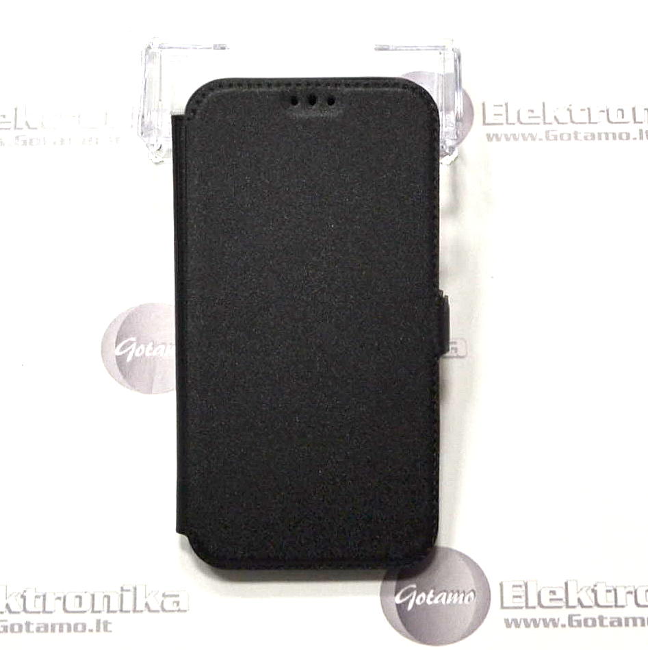 Slim Diary dėklas Apple iPhone XR mobiliesiems telefonams juodos spalvos 2 Slim diary deklas Apple iPhone xr juodos 2