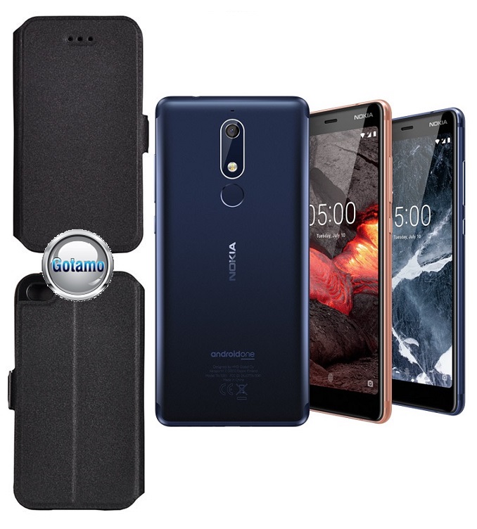 Slim Diary dėklas Nokia 5.1