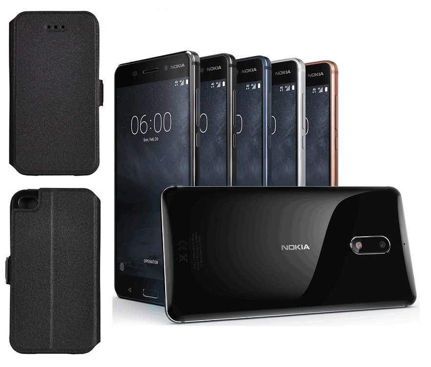 Slim Diary dėklas Nokia 6