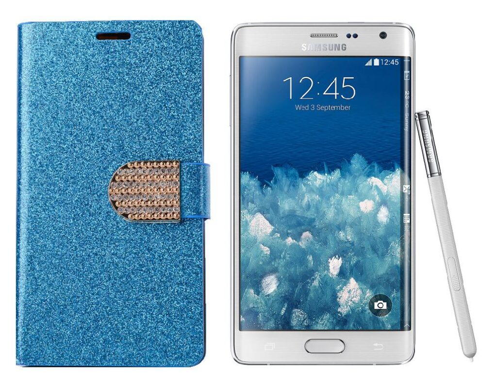 Sonata Diary Royal dėklas Samsung Galaxy Note edge žydros spalvos