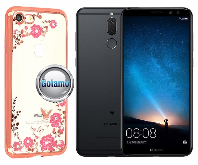 Spring dėklas nugarėlė Huawei Mate 10 Lite telefonams rožinės spalvos