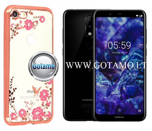 Spring dėklas nugarėlė Nokia 5.1 Plus