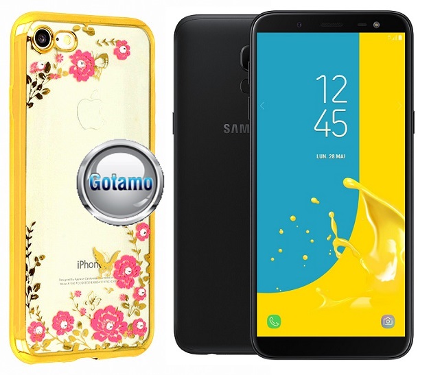 Spring dėklas Samsung Galaxy J6 (2018) aukso spalvos