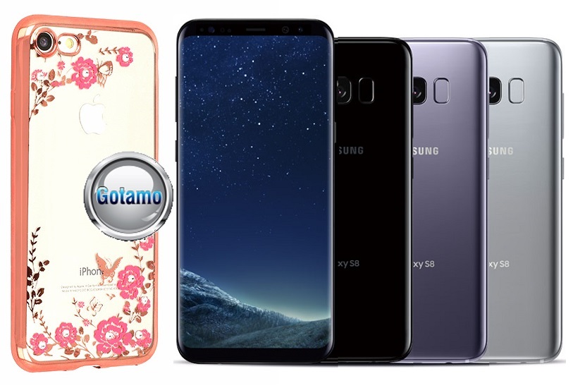 Spring dėklas Samsung Galaxy S8 rožinės spalvos