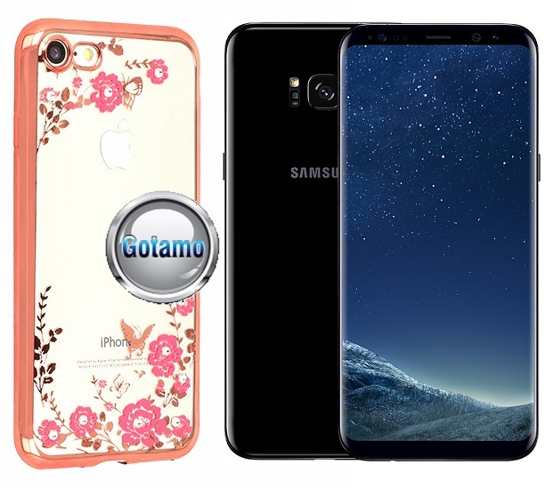 Spring dėklas Samsung Galaxy S8+ rožinės spalvos