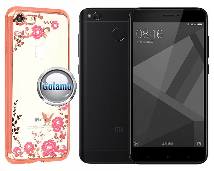 Spring dėklas nugarėlė Xiaomi Redmi 4X telefonams rožinės spalvos