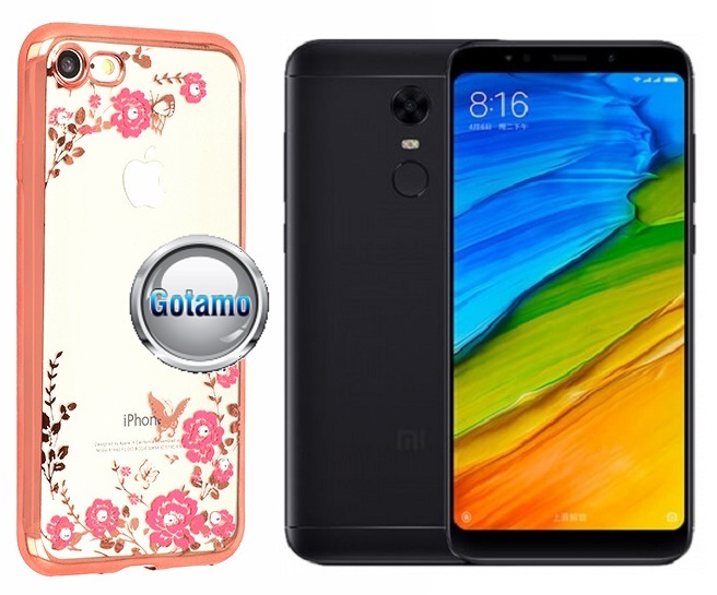 Spring dėklas nugarėlė Xiaomi Redmi 5 Plus telefonams rožinės spalvos