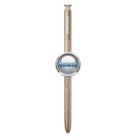 Priedas Samsung Galaxy Note 8 Gold aukso spalvos