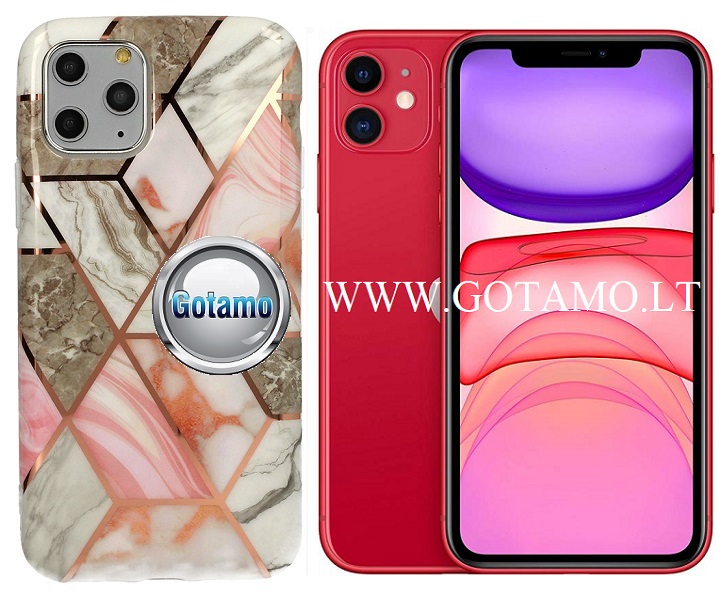 Tiles deklas Apple iPhone 11 pilkos