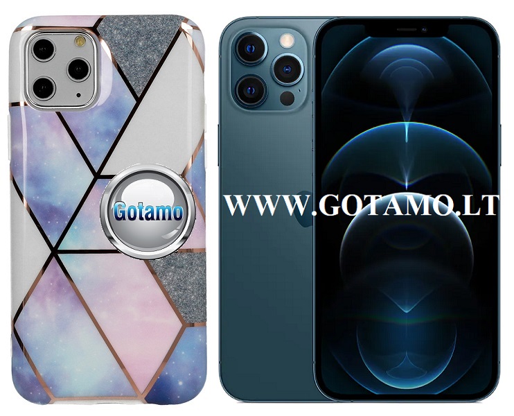 Tiles deklas Apple iPhone 12 pro max violetines