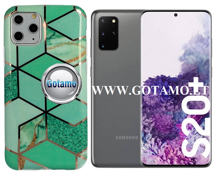 Tiles dėklas Samsung Galaxy S20 Plus mėtinės spalvos