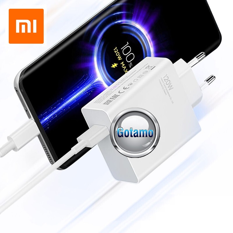 Tinklo kroviklis 120W Xiaomi (hyper įkrova) su Type-C laidu 4 Tinklo kroviklis 120W