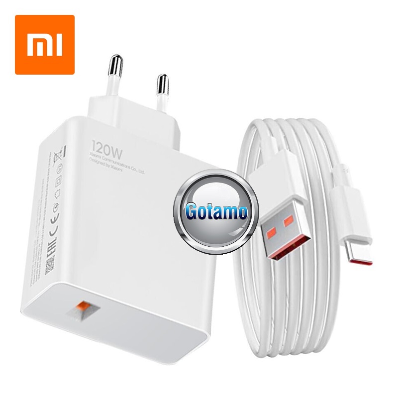 Tinklo kroviklis 120W Xiaomi (hyper įkrova) su Type-C laidu 5 Tinklo kroviklis 120W