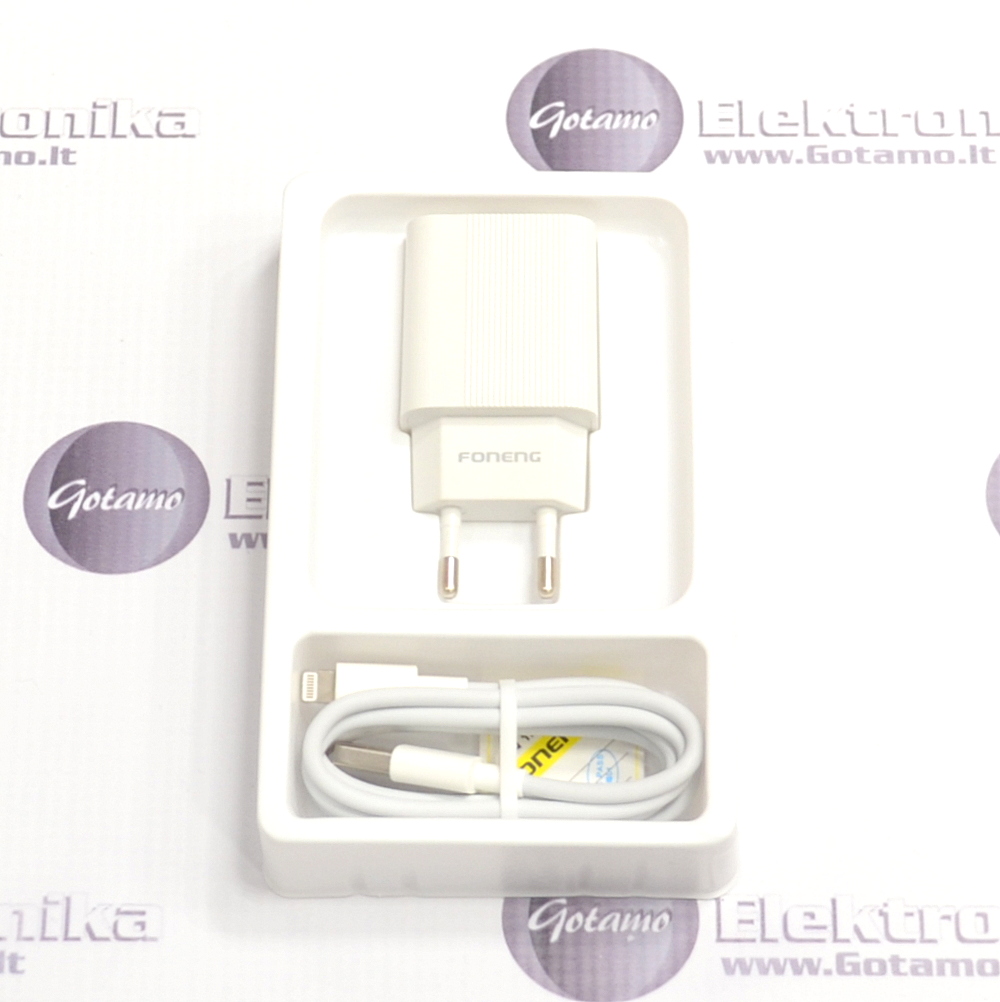 Tinklo kroviklis 12W greita įkrova ir Apple Lightning laidas Foneng 2 Tinklo kroviklis 12W greita įkrova