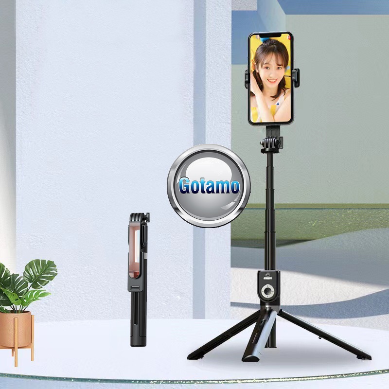 Trikojis stovas asmenukių (selfie) lazda Aluminium 130CM 6 Asmenukių lazda Aluminium 130CM telefonui
