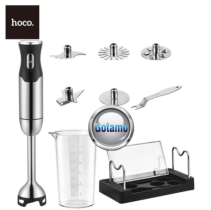 Trintuvas (blenderis) Hoco HA02A 400W Stainless Steel – Komplektas su smulkintuvu ir plakikliu 5 Trintuvas (blenderis) Hoco