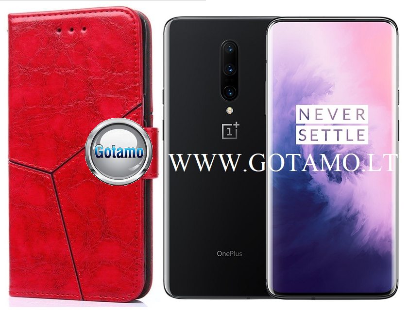 Turtle dėklas OnePlus 7 Pro raudonos spalvos