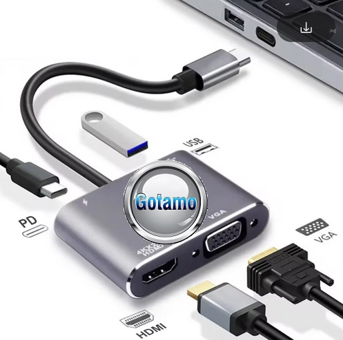 Type-C šakotuvas USB