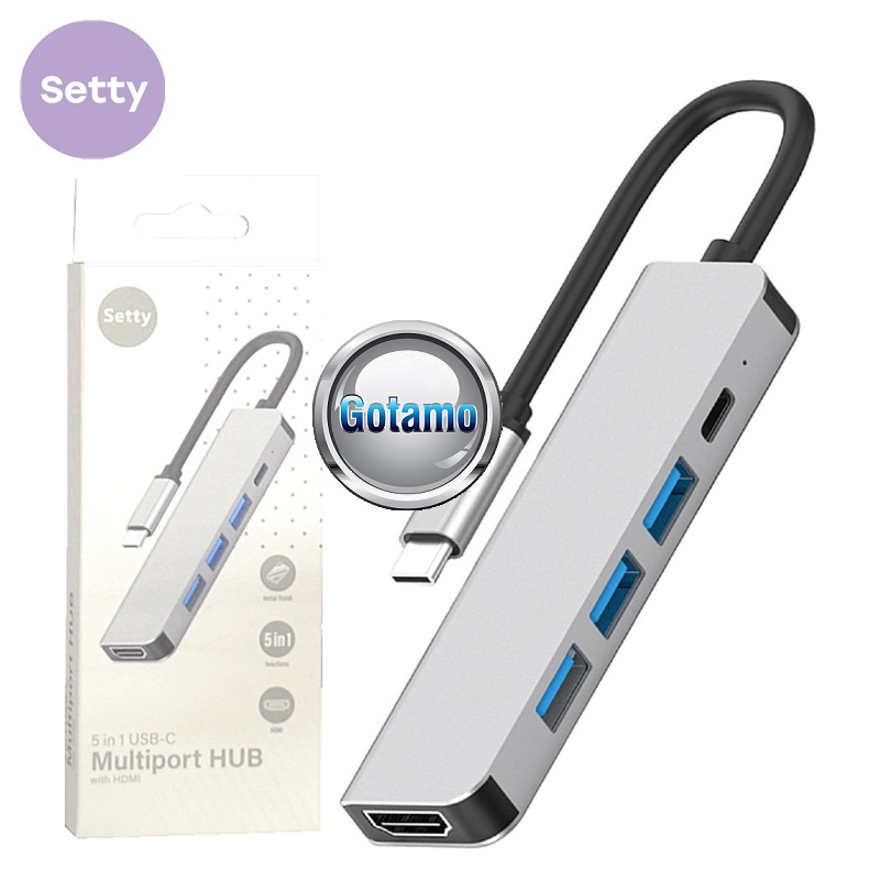 Type-C šakotuvas USB 3.0 3
