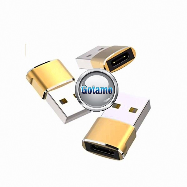 USB 3.0 į Type-C lizdą jungtis aukso spalvos