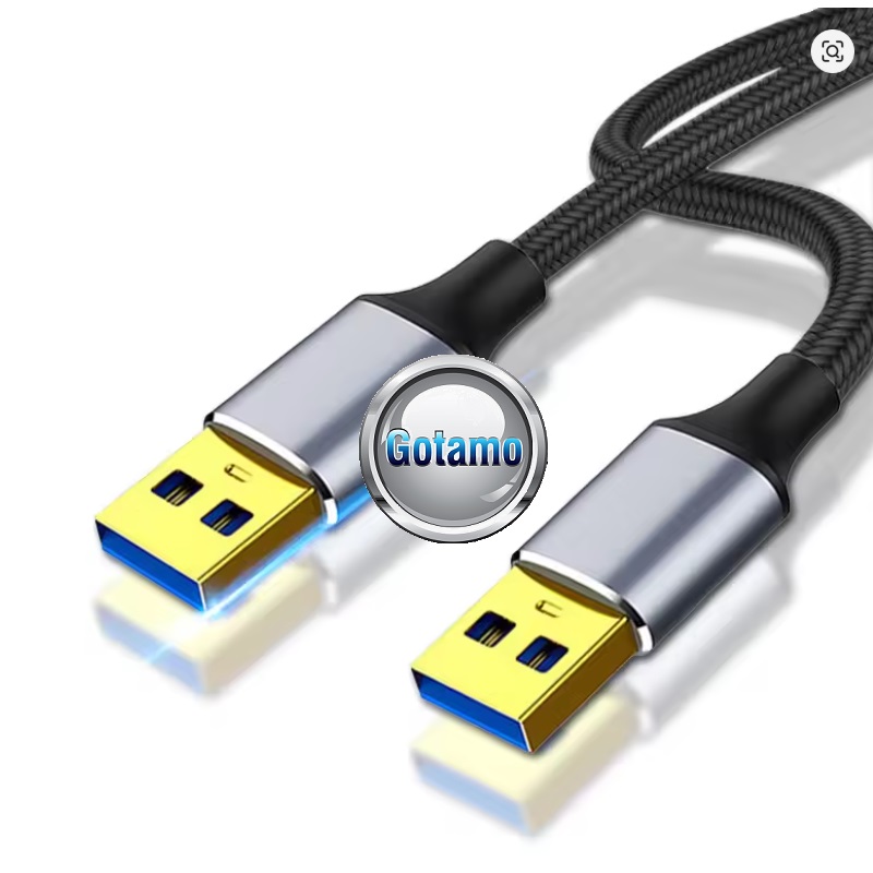 USB 3.0 į USB 3.0 laidas 3 metrai juodos spalvos