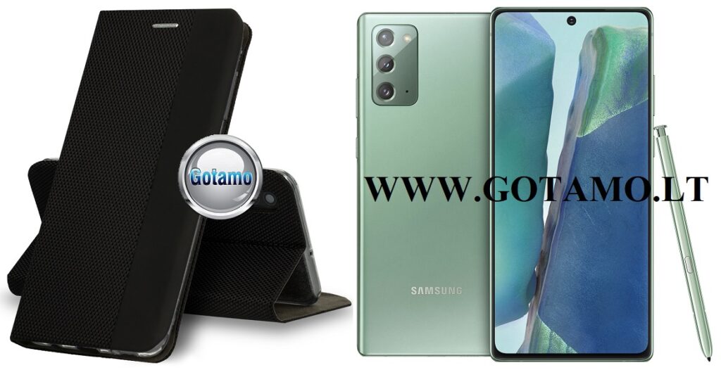 V-Edge magnetinis dėklas Samsung Galaxy Note 20 juodos spalvos